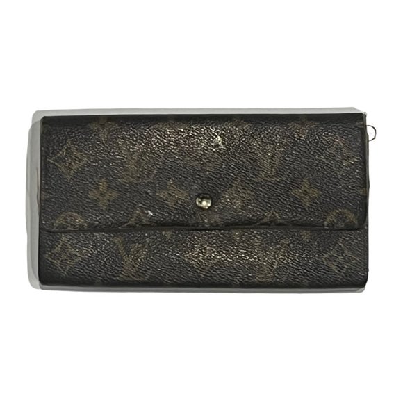 Authentic Louis Vuitton Monogram Canvas Sarah Wallet Date Code: 8911AN - Picture 1 of 16